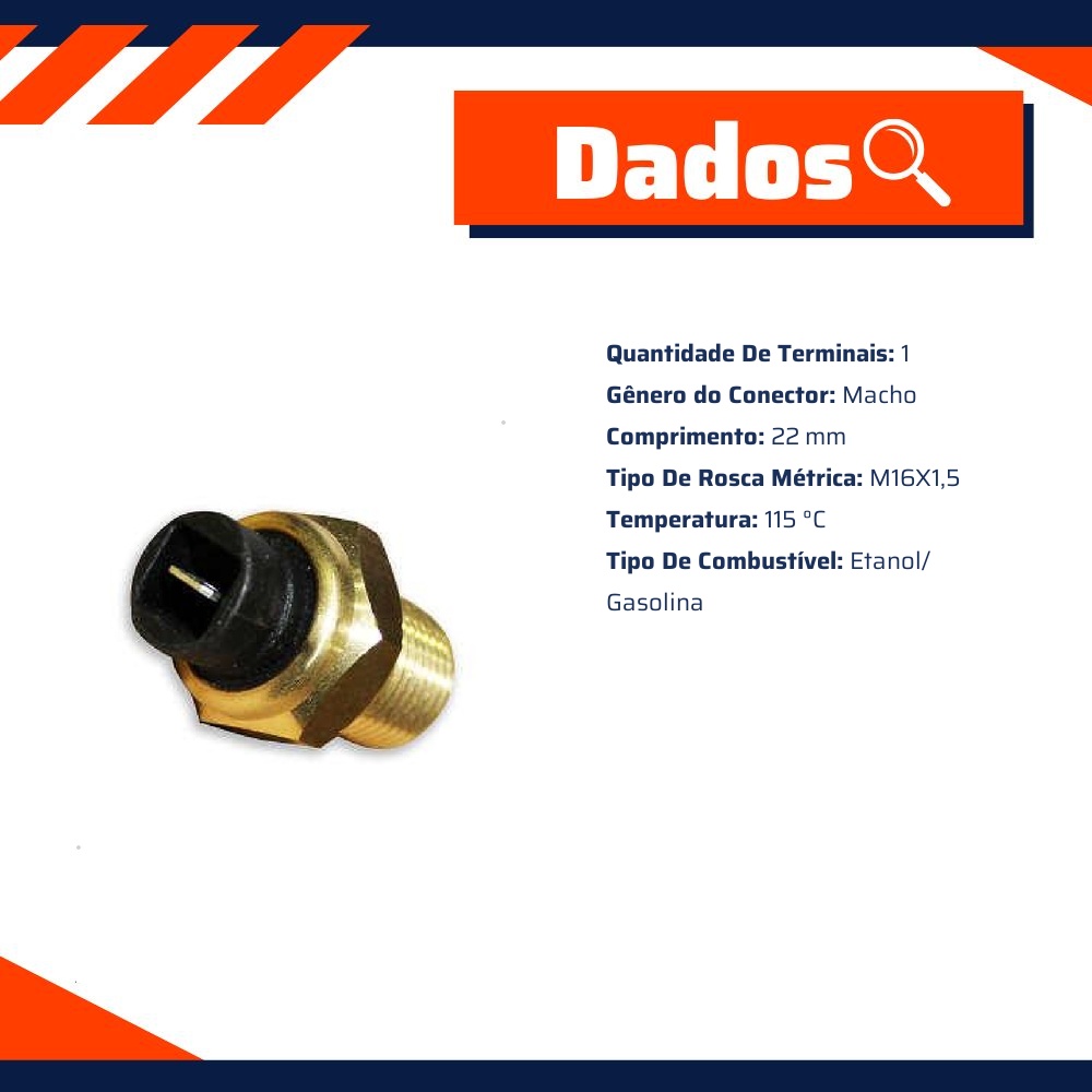 Sensor de Temperatura da Água - Delphi - WC10078