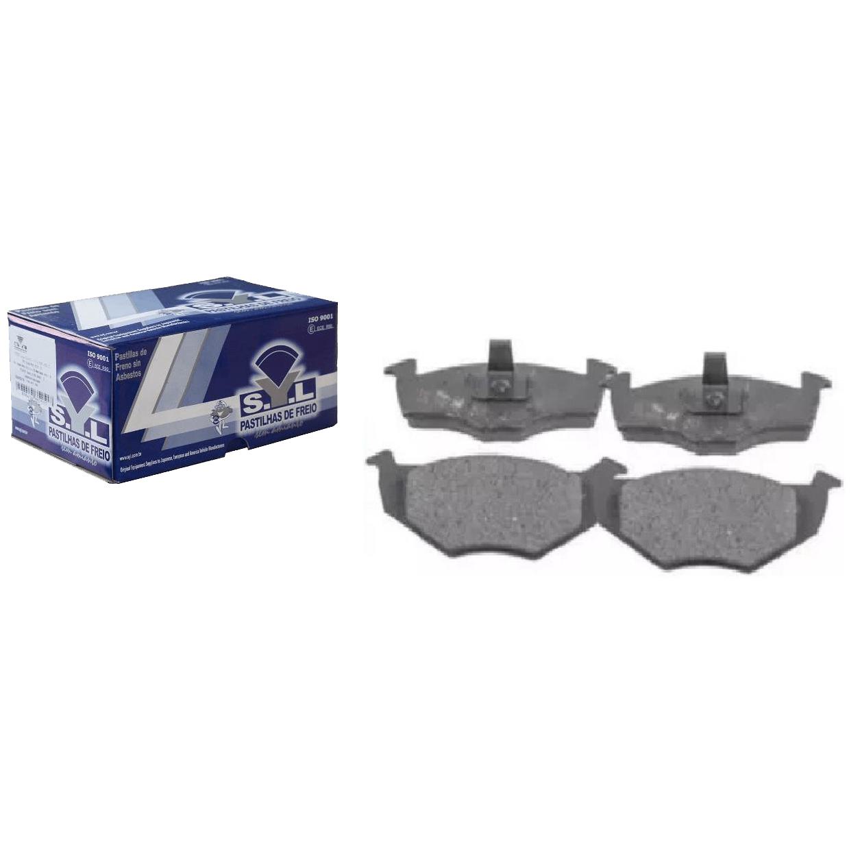 Jogo de Pastilhas de Freio Dianteira para Volkswagen Golf e Polo - Syl - 1046