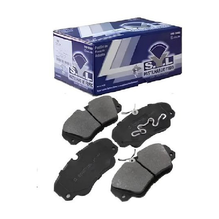 Jogo de Pastilhas de Freio Dianteira para Chevrolet Omega e Suprema - Syl - 1096