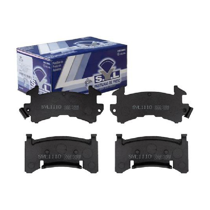 Jogo de Pastilhas de Freio Dianteira para Chevrolet S10 - Syl - 1110