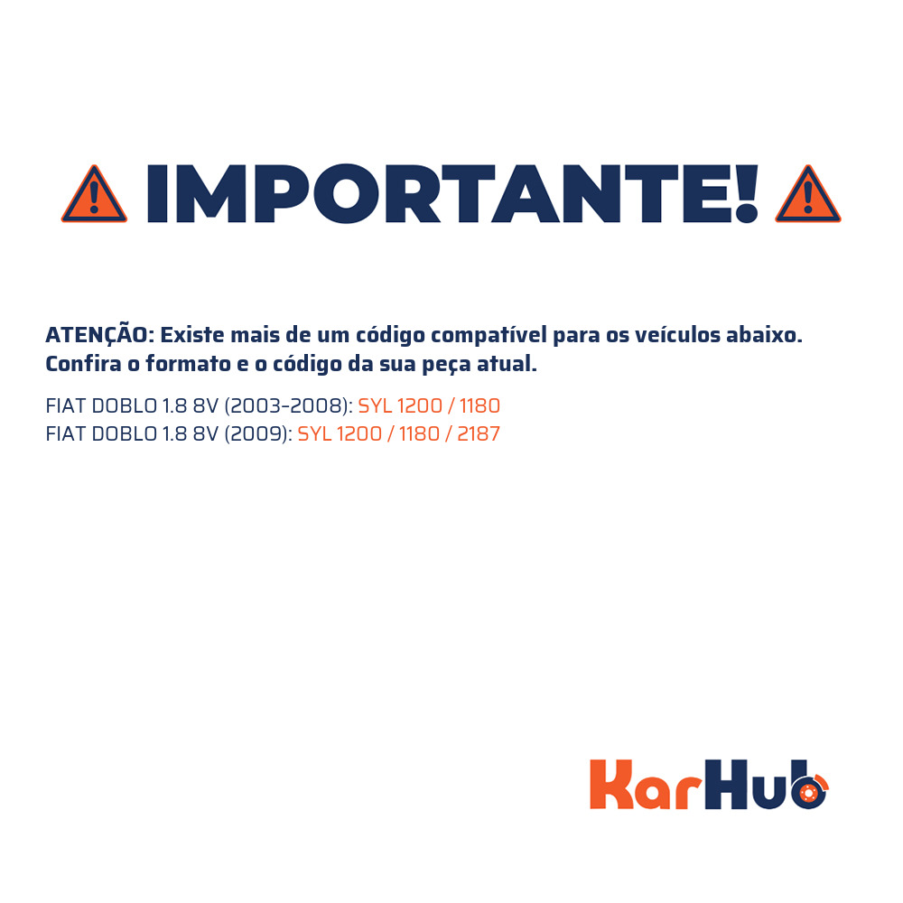 Jogo de Pastilhas de Freio Dianteira para Fiat Doblo - Syl - 1200