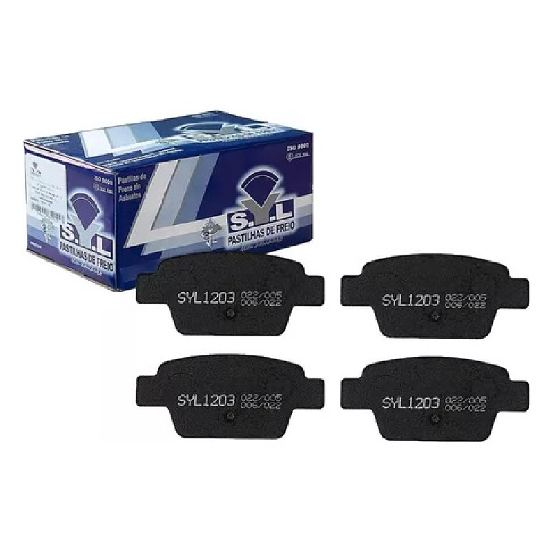 Jogo de Pastilhas de Freio Traseira para Fiat Linea e Stilo - Syl - 1203