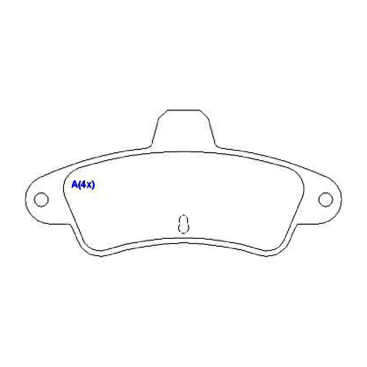 Jogo de Pastilhas de Freio Traseira para Ford Mondeo - Syl - 1246
