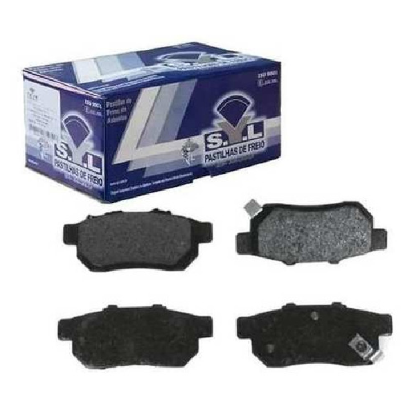 Jogo de Pastilhas de Freio Traseira para Honda Civic e FIT - Syl - 1259