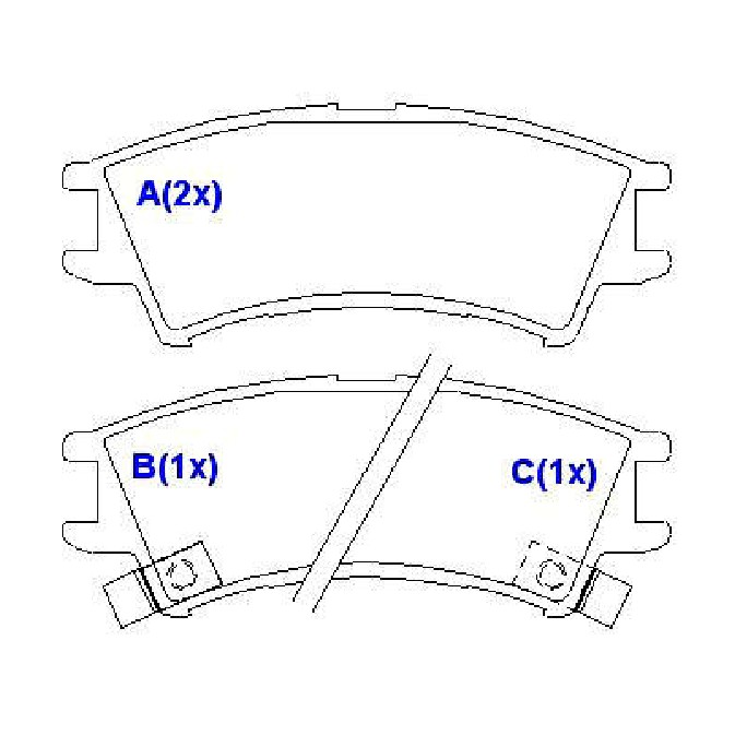Jogo de Pastilhas de Freio Dianteira para Hyundai Atos - Syl - 1263