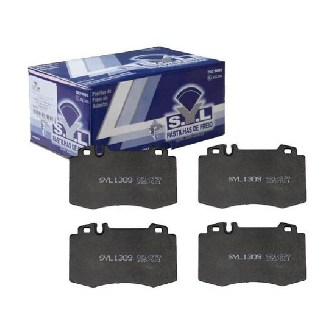 Jogo de Pastilhas de Freio Dianteira para Mercedes-Benz C 350 - Syl - 1309