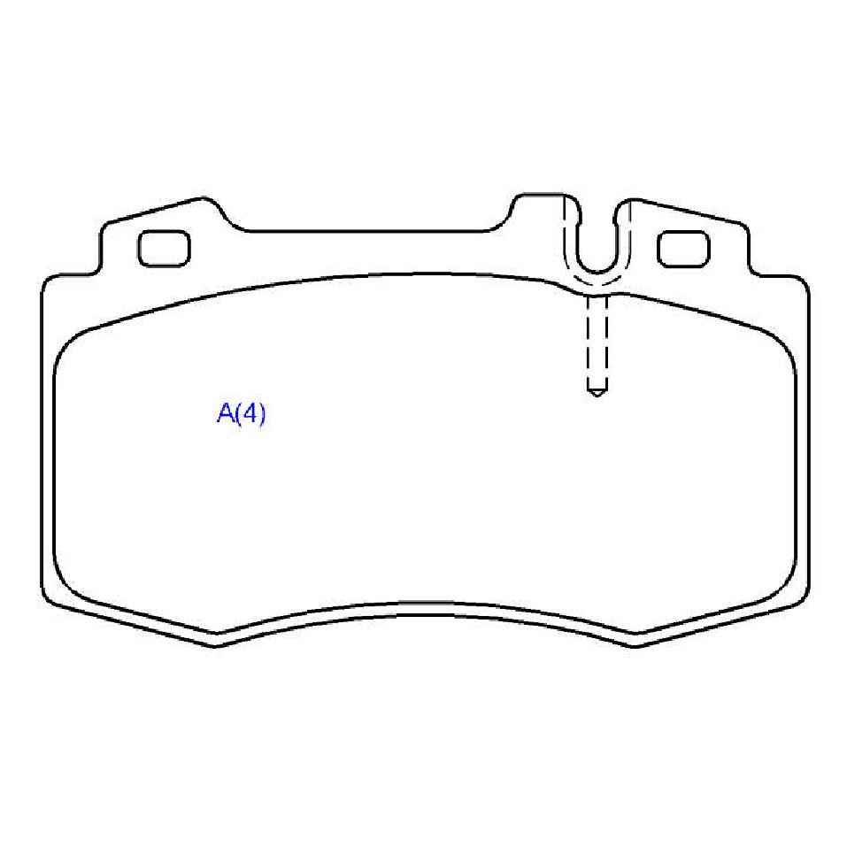 Jogo de Pastilhas de Freio Dianteira para Mercedes-Benz C 350 - Syl - 1309
