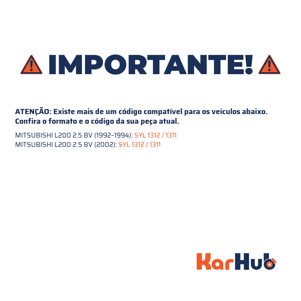 Jogo de Pastilhas de Freio Dianteira para Mitsubishi L200 - Syl - 1312