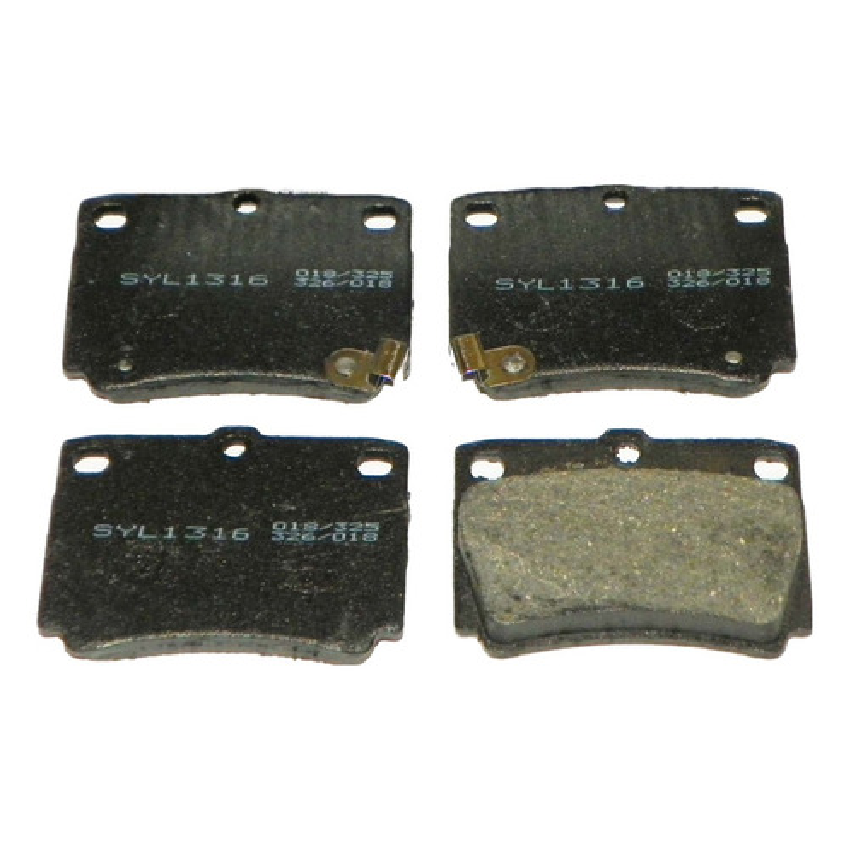 Jogo de Pastilhas de Freio Traseira para Mitsubishi Pajero Dakar e Pajero Sport - Syl - 1316