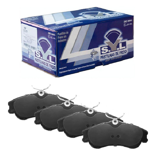 Jogo de Pastilhas de Freio Dianteira para Peugeot 406 e 406 Break - Syl - 1320