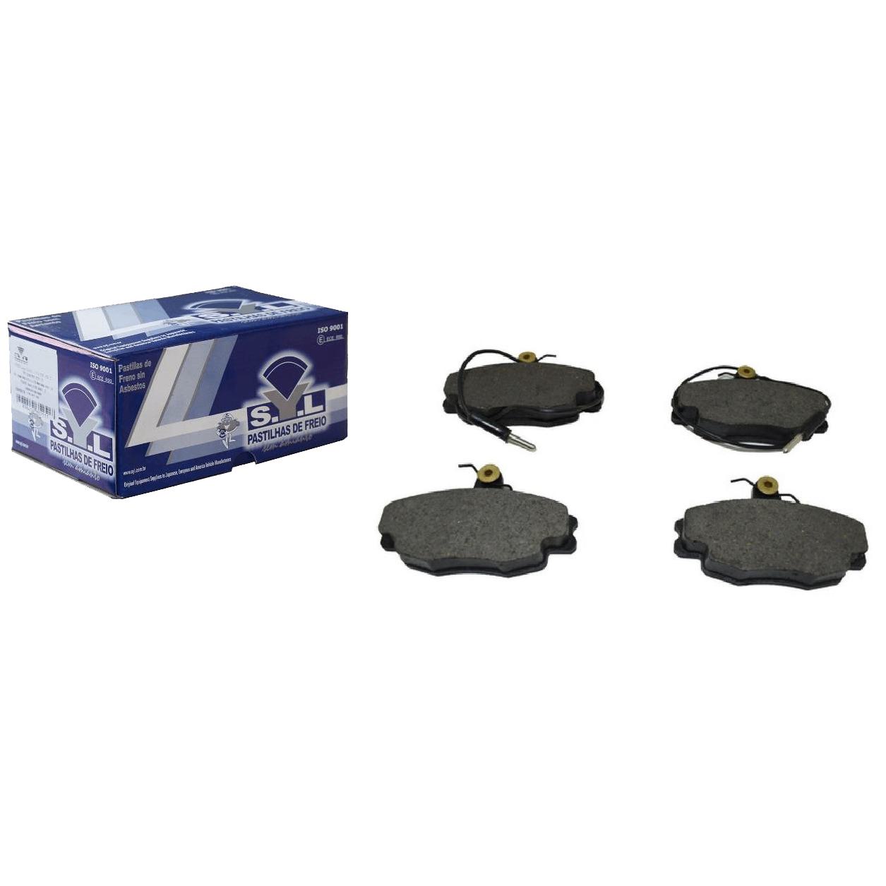 Jogo de Pastilhas de Freio Dianteira para Renault R19 e Twingo - Syl - 1342