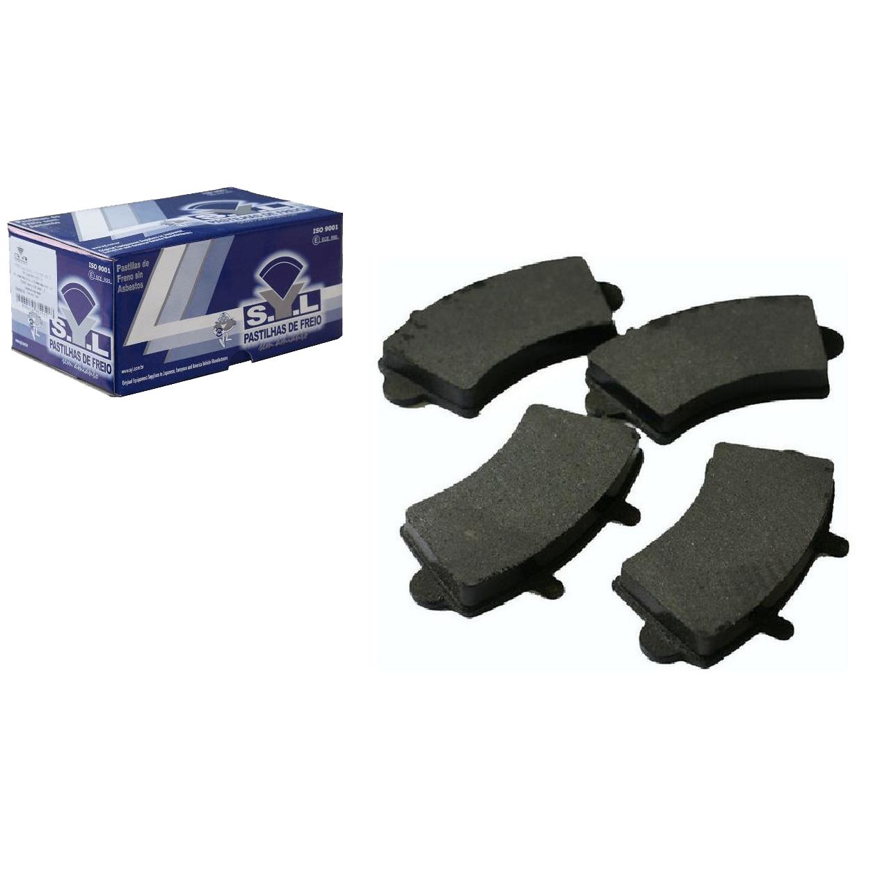 Jogo de Pastilhas de Freio Dianteira para Renault Master - Syl - 1350