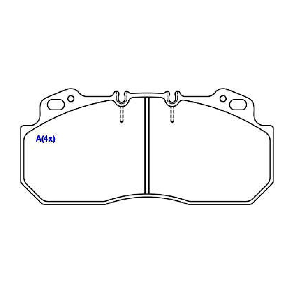 Jogo de Pastilhas de Freio Dianteira para Volvo B 10 M e B 12 - Syl - 1354