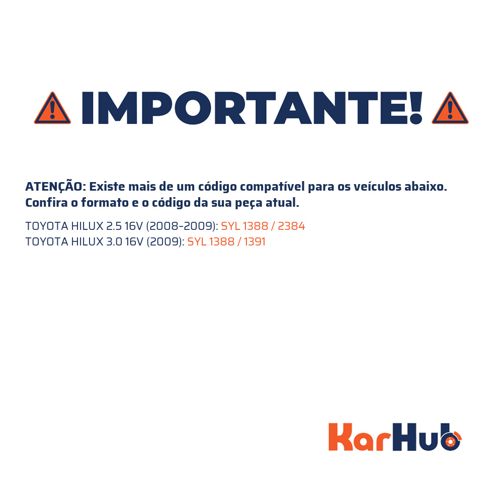Jogo de Pastilhas de Freio Dianteira para Toyota Hilux - Syl - 1388