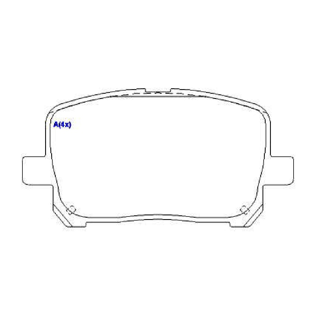 Jogo de Pastilhas de Freio Dianteira para Toyota Camry - Syl - 1397
