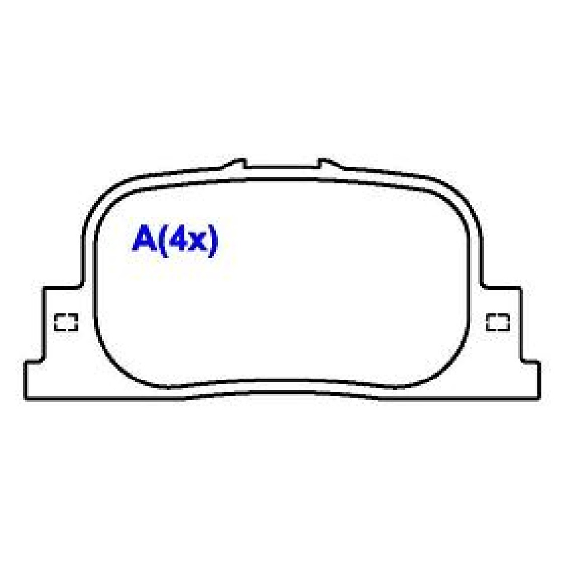 Jogo de Pastilhas de Freio Traseira para Lifan 620 e Toyota Camry - Syl - 1396