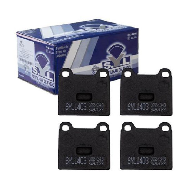 Jogo de Pastilhas de Freio Dianteira para Volkswagen Gol e VOYAGE - Syl - 1403