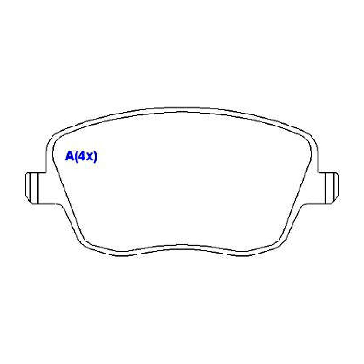 Jogo de Pastilhas de Freio Dianteira para Volkswagen Polo - Syl - 1411
