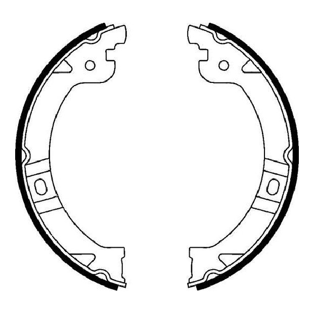 Sapata de Freio para Chrysler Grand Caravan - Syl - 201804