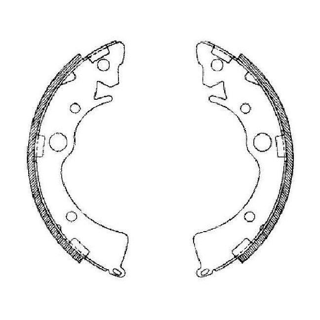 Sapata de Freio para Honda Civic - Syl - 203804