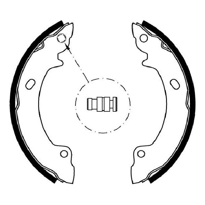 Sapata de Freio para Hyundai Excel - Syl - 204002