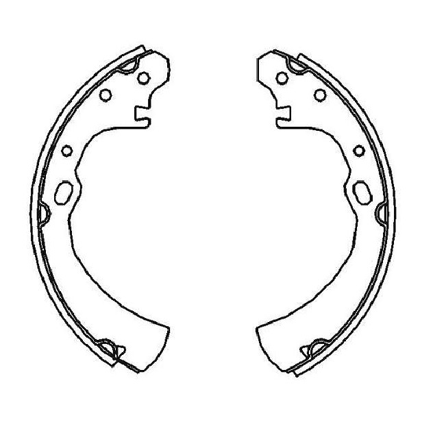 Sapata de Freio para Nissan Frontier e Pathfinder - Syl - 206801