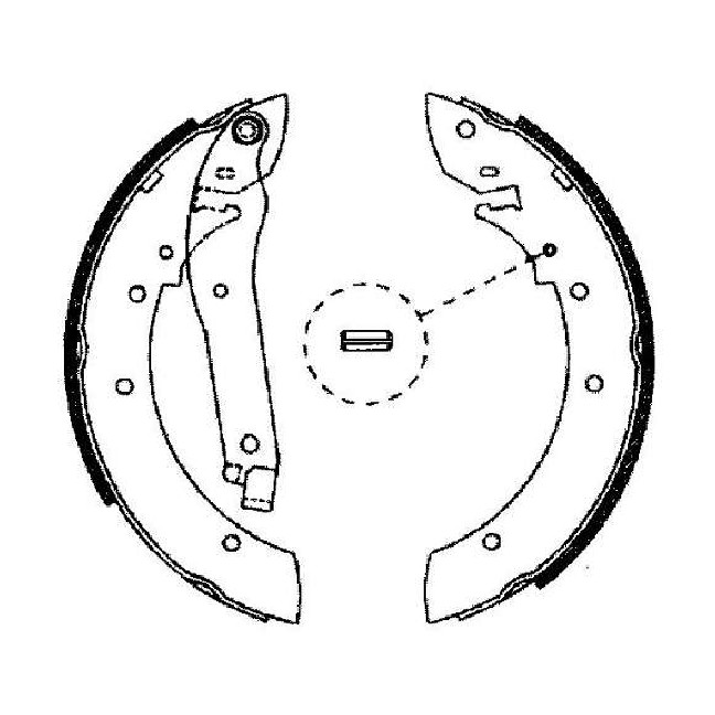 Sapata de Freio para Peugeot 504 - Syl - 207001