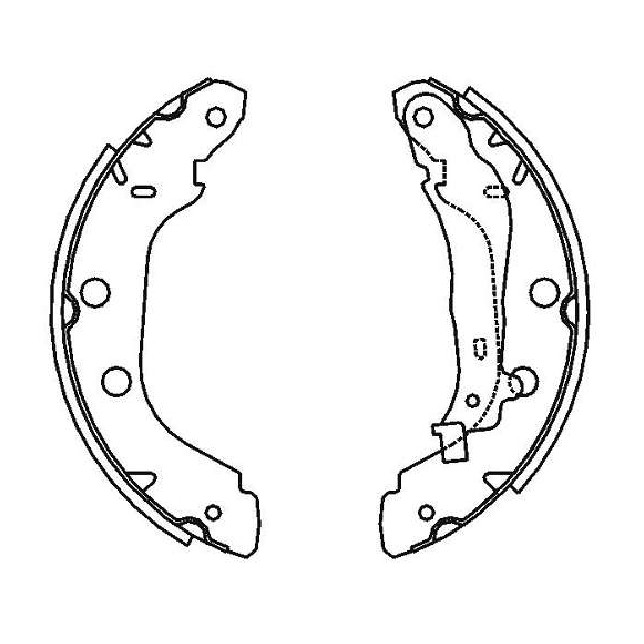 Sapata de Freio para Renault Kangoo - Syl - 207607