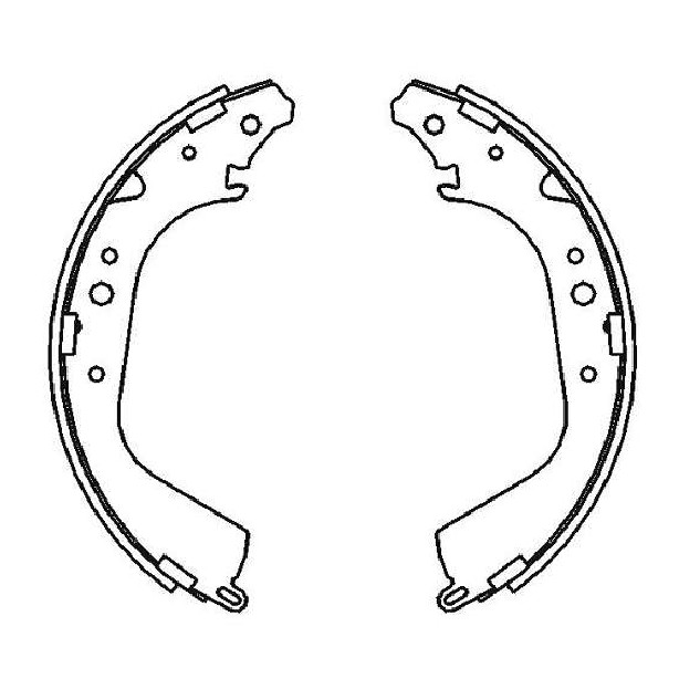 Sapata de Freio para Toyota Hilux - Syl - 208800