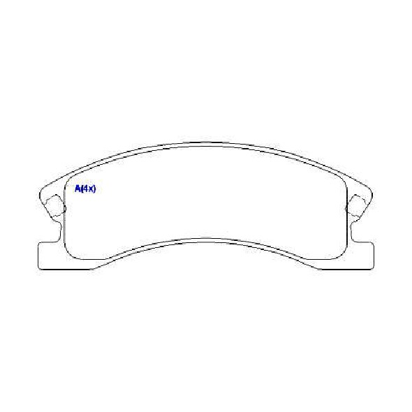 Jogo de Pastilhas de Freio Dianteira para Jeep Grand Cherokee - Syl - 2122