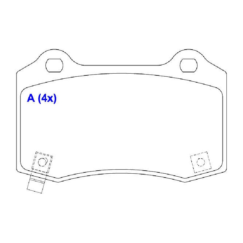 Jogo de Pastilhas de Freio Traseira para Jeep Grand Cherokee - Syl - 2131