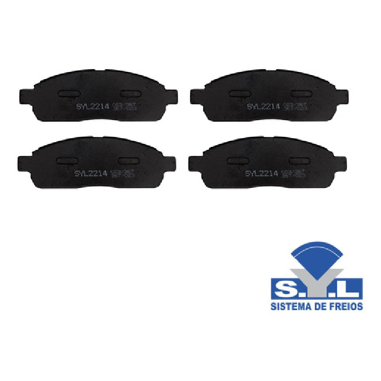Jogo de Pastilhas de Freio Dianteira para Ford F-150 - Syl - 2214