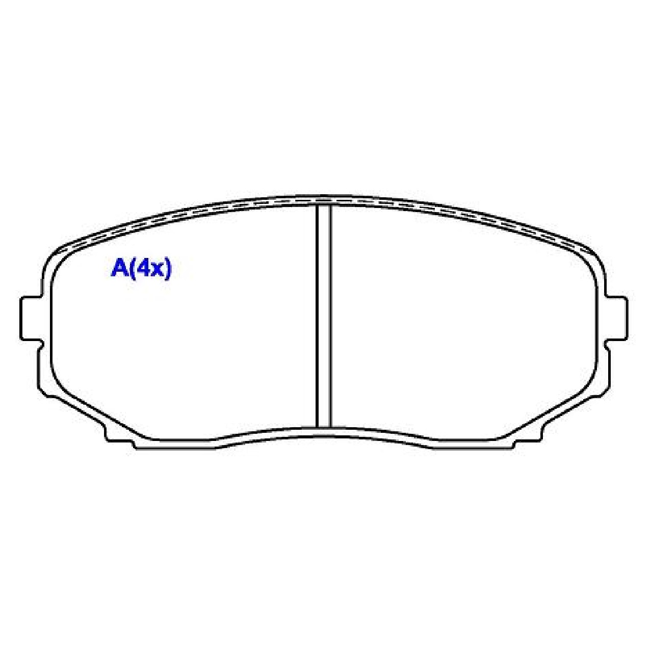 Jogo de Pastilhas de Freio Dianteira para Ford Edge - Syl - 2228