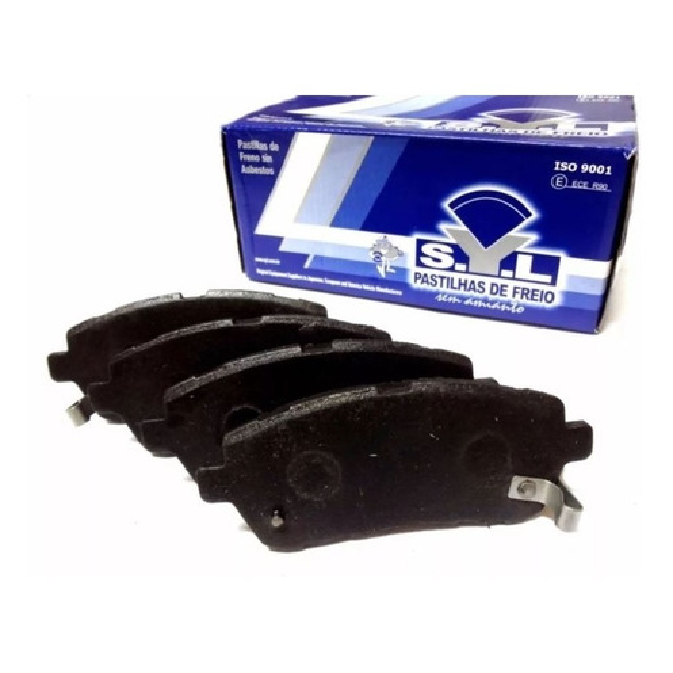 Jogo de Pastilhas de Freio Dianteira para Ford Fiesta e Suzuki Swift - Syl - 2235