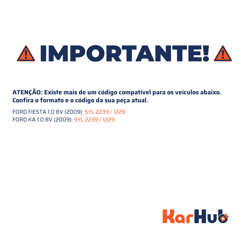 Jogo de Pastilhas de Freio Dianteira para Ford Fiesta e Ka - Syl - 2239