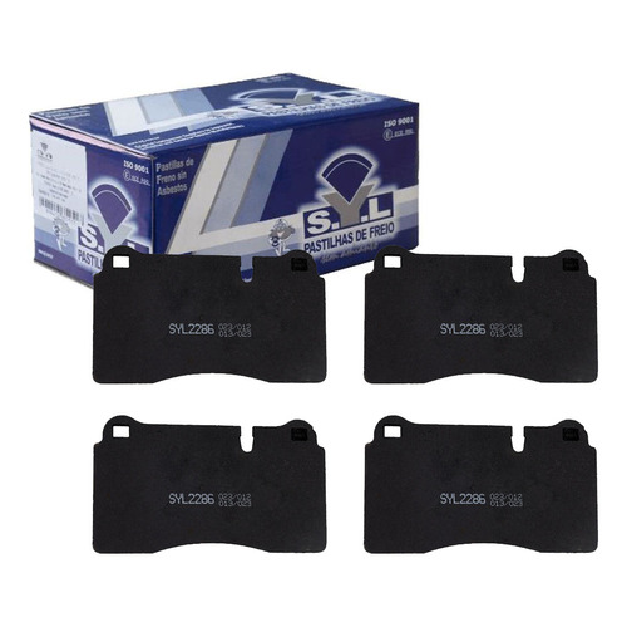 Jogo de Pastilhas de Freio Dianteira para Land Rover Range Rover Sport e Volkswagen Touareg - Syl - 2286