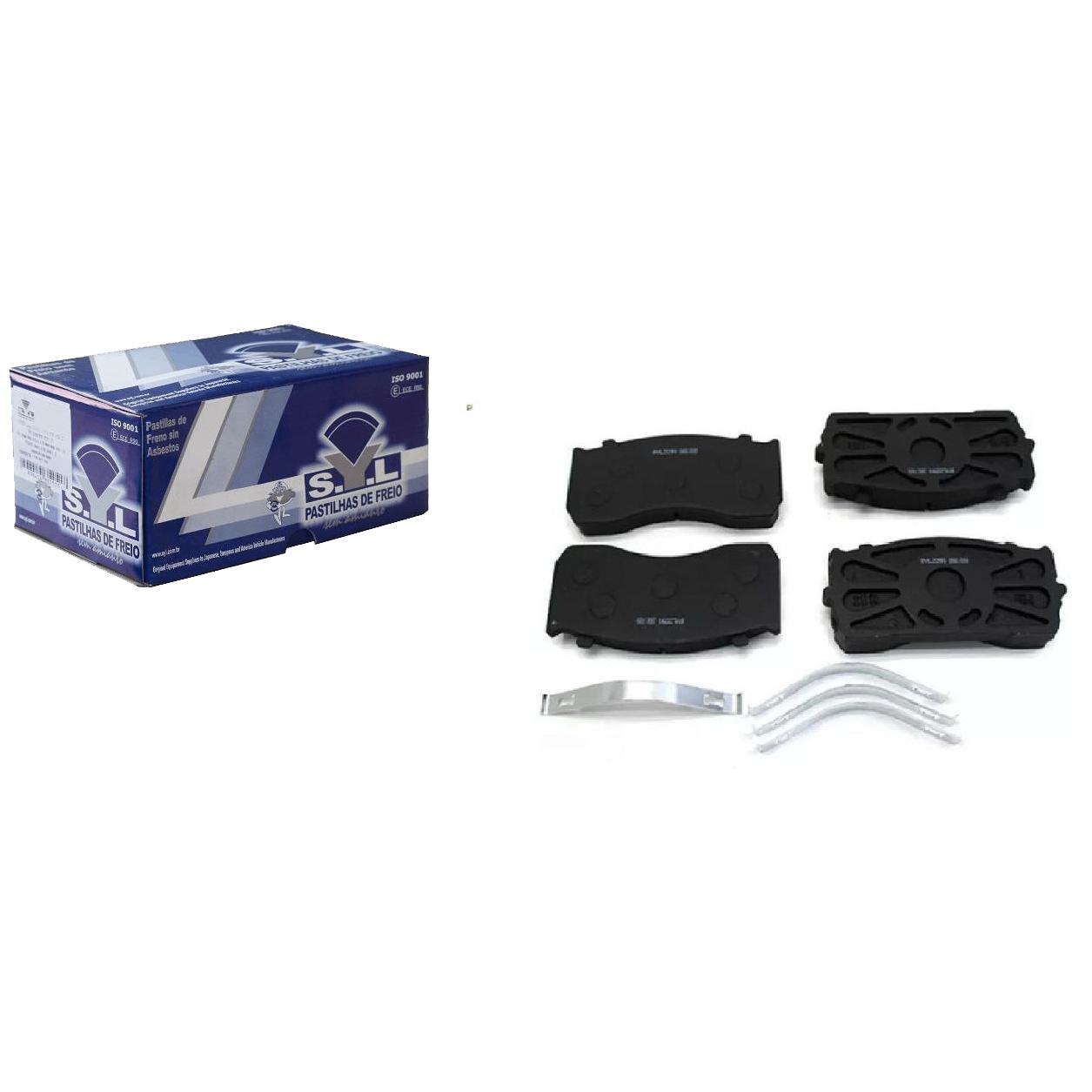 Jogo de Pastilhas de Freio para Mercedes-Benz Accelo 1016 e Accelo 915 C - Syl - 2291
