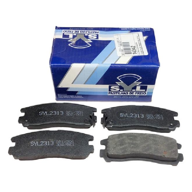 Jogo de Pastilhas de Freio Traseira para Mitsubishi Galant e Pajero Tr4 - Syl - 2313
