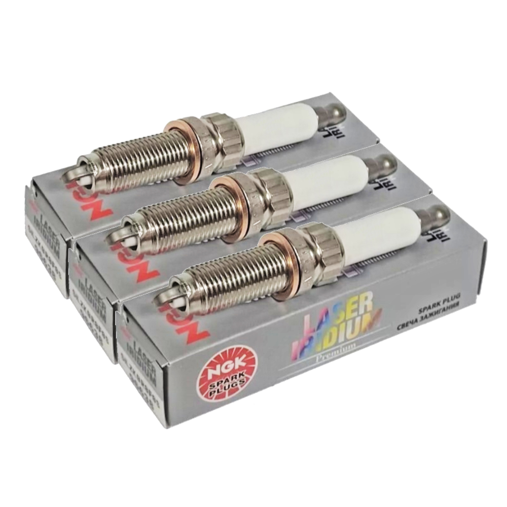 Jogo 3 Velas Ignição Laser Iridium - Ngk - ILNAR8C7DG