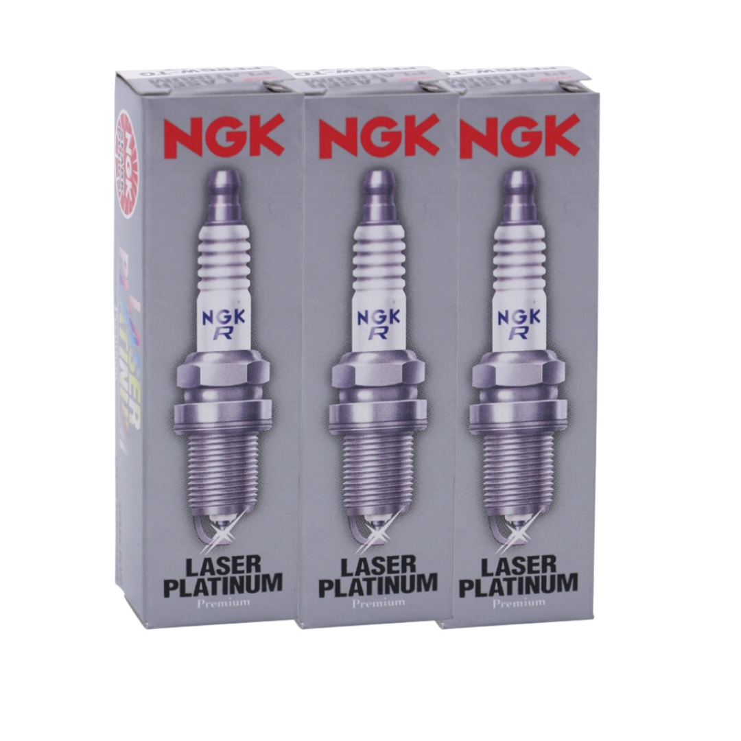 Jogo 3 Velas Ignição Laser Platinum - Ngk - PLZKAR6A-11D