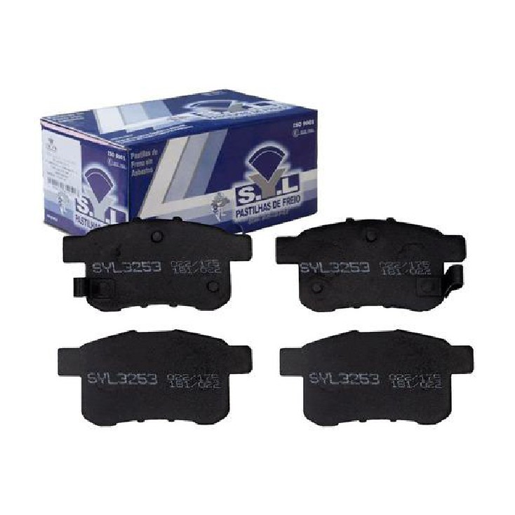 Jogo de Pastilhas de Freio Traseira para Honda Accord - Syl - 3253