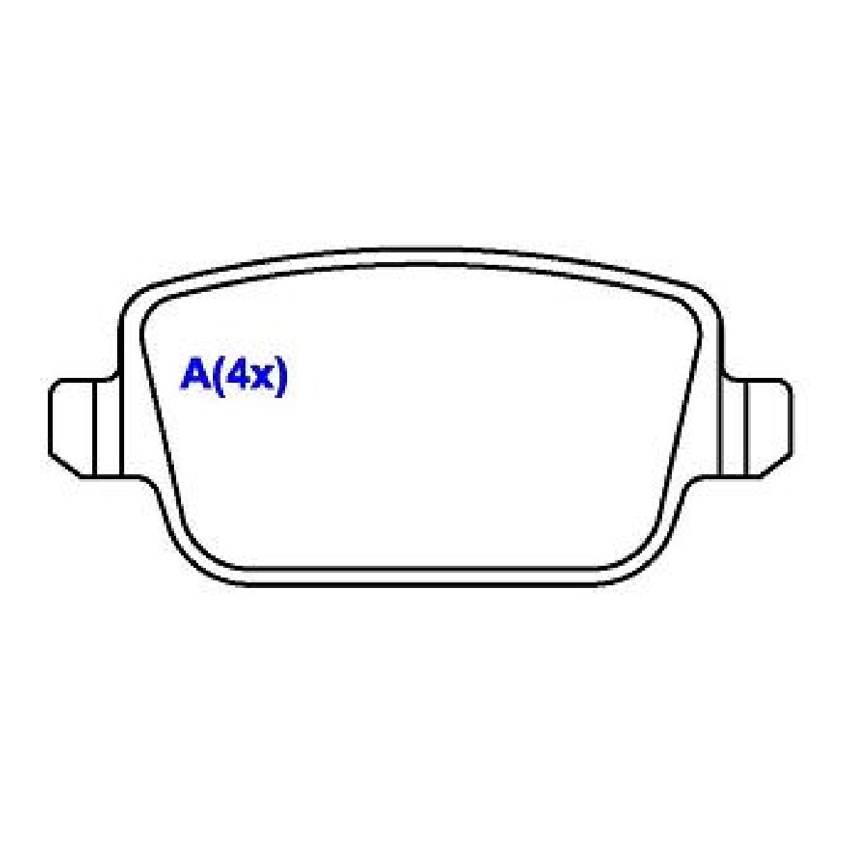 Jogo de Pastilhas de Freio Traseira para Land Rover Freelander 2 - Syl - 3280
