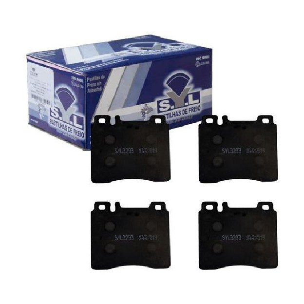 Jogo de Pastilhas de Freio Dianteira para Mercedes-Benz S 500 e S 600 - Syl - 3293