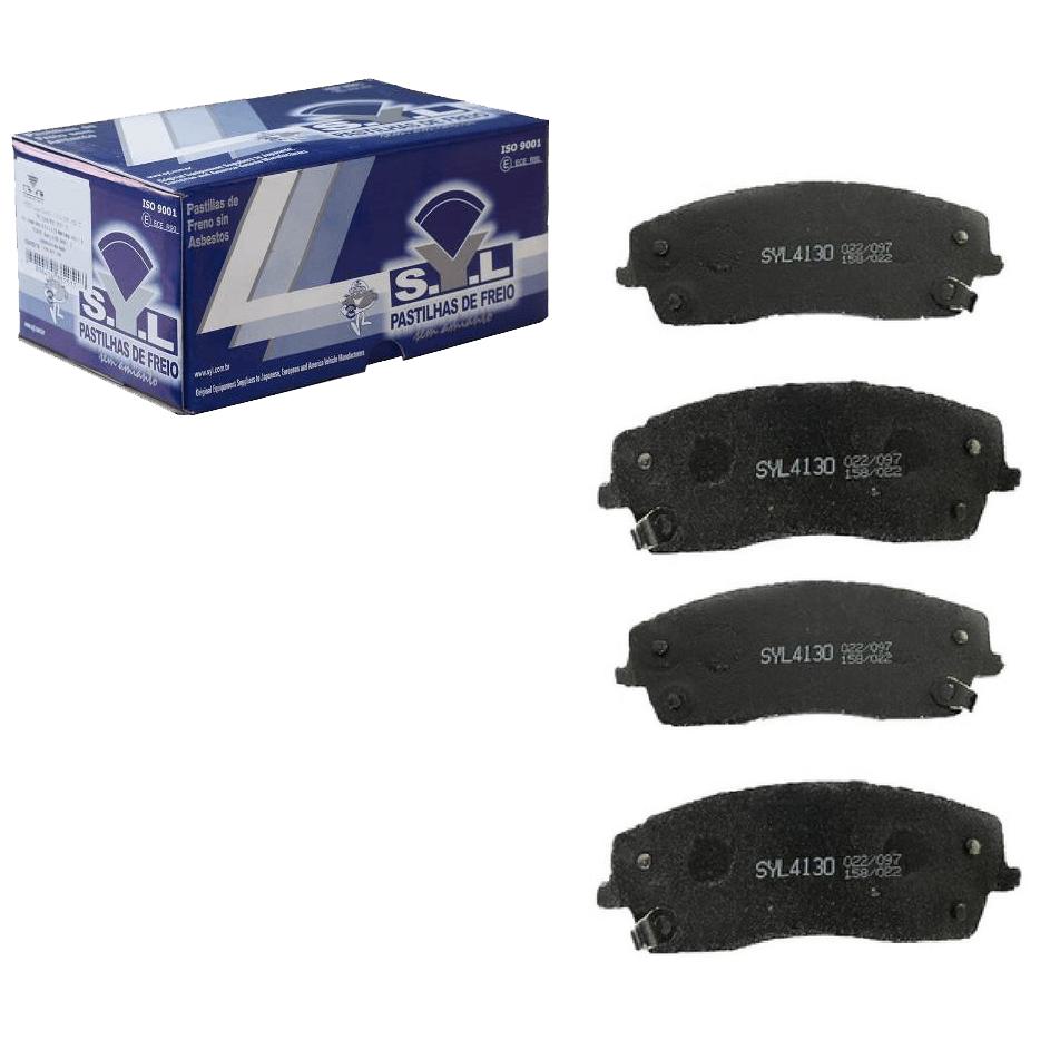 Jogo de Pastilhas de Freio Dianteira para Chrysler 300C - Syl - 4130