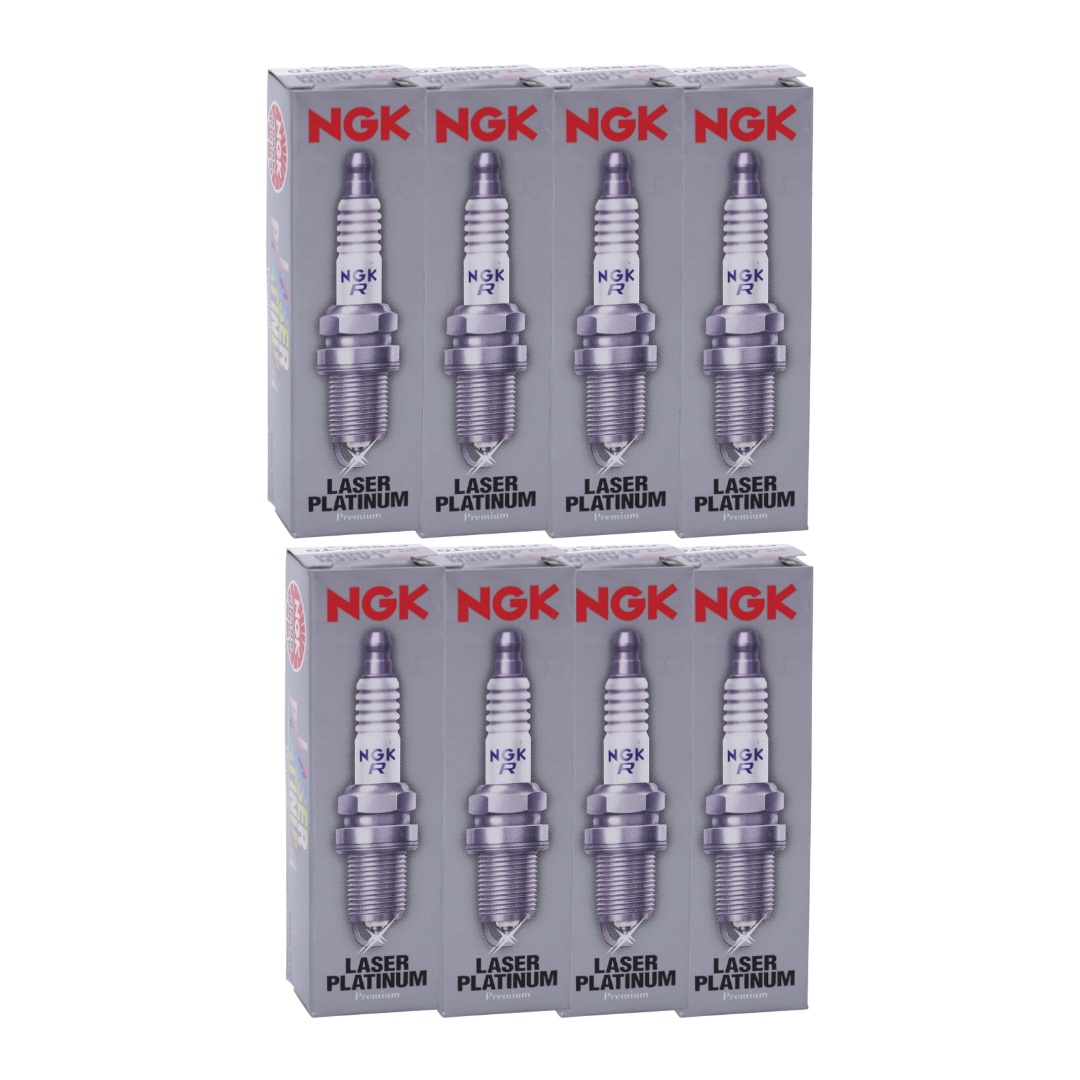 Jogo 8 Velas Ignição Laser Platinum - Ngk - PLKR7A