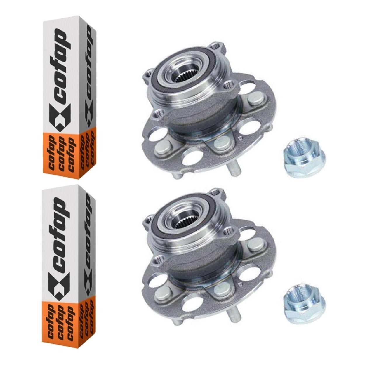 Par Cubo Roda 5 Furos Rolamento Abs Traseiro - Cofap - Crc10012