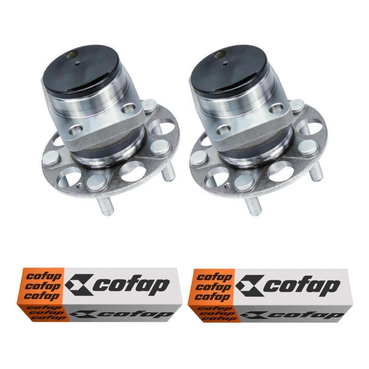 Par Cubo Roda 5 Furos Rolamento Traseiro - Cofap - Crc10013