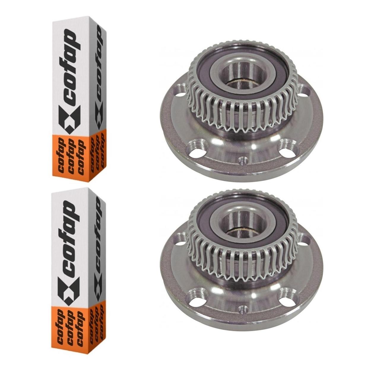 Par Cubo Roda 5 Furos Rolamento Abs Traseiro - Cofap - Crc01005