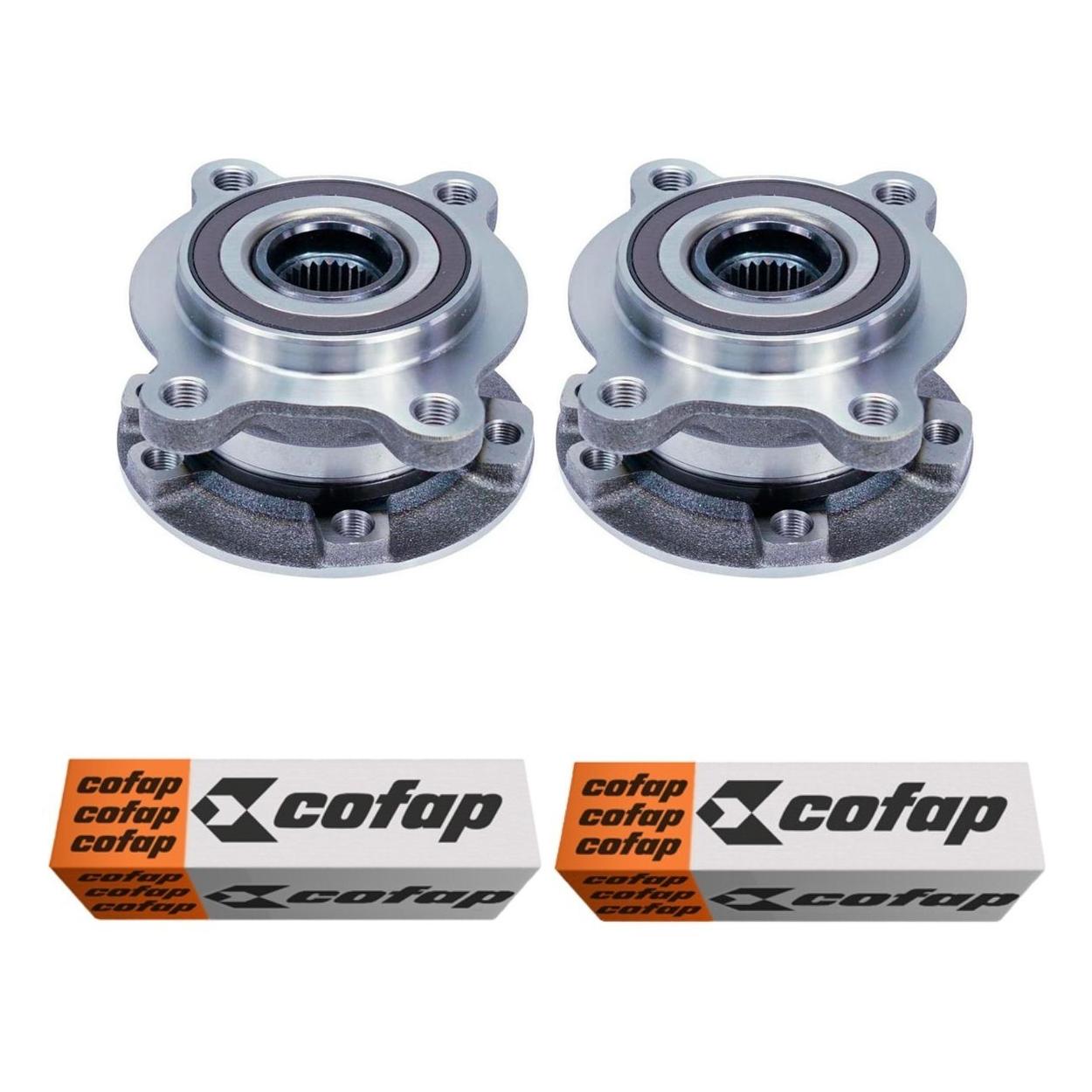 Par Cubo Roda 5 Furos Rolamento Traseiro - Cofap - Crc03031