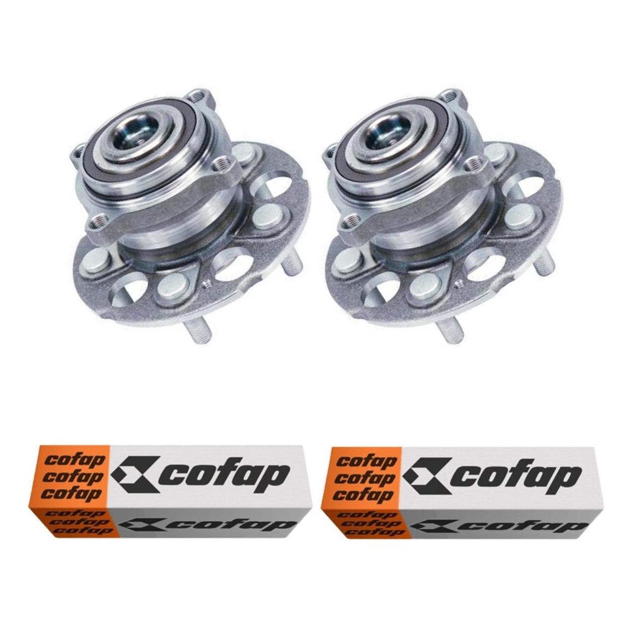 Par Cubo Roda 5 Furos Rolamento Traseiro - Cofap - Crc10011
